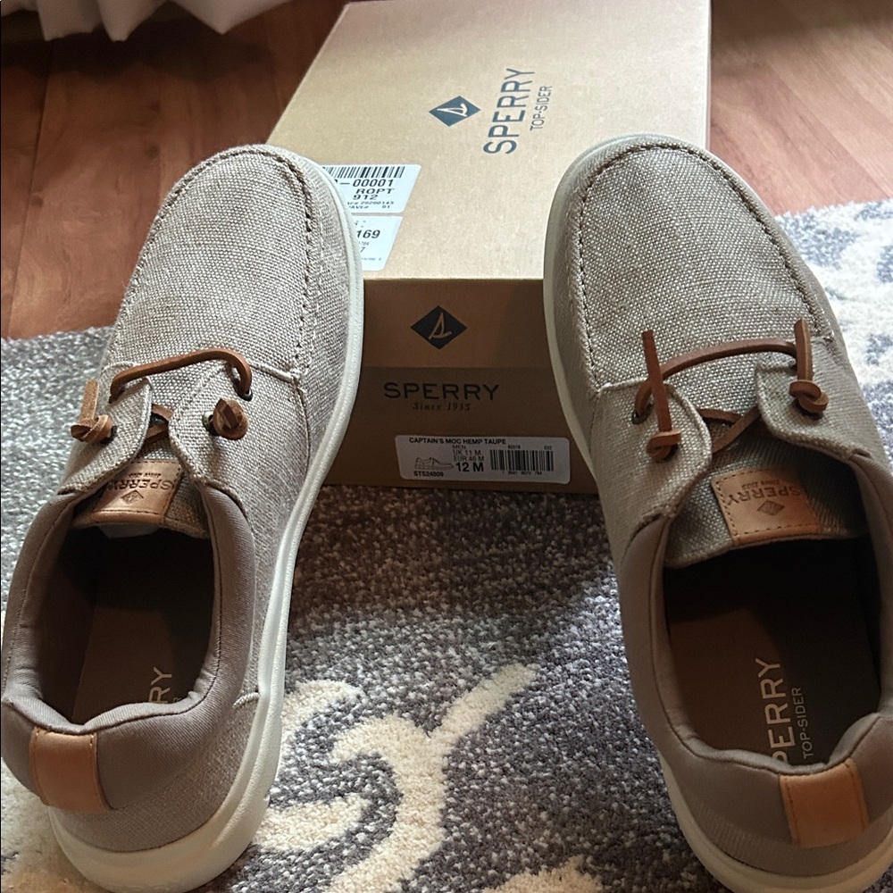 Sperry Men's Light Brown Boat Shoes